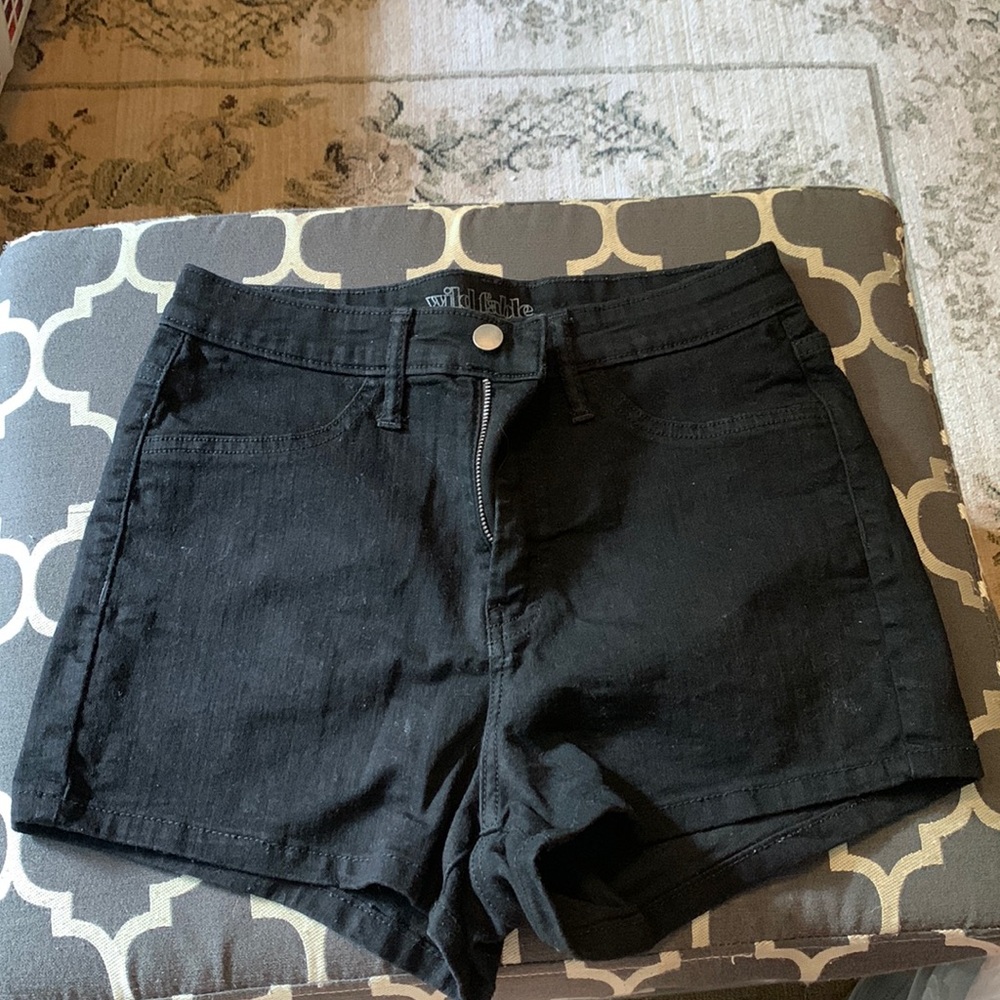 Black high waisted shorts from target